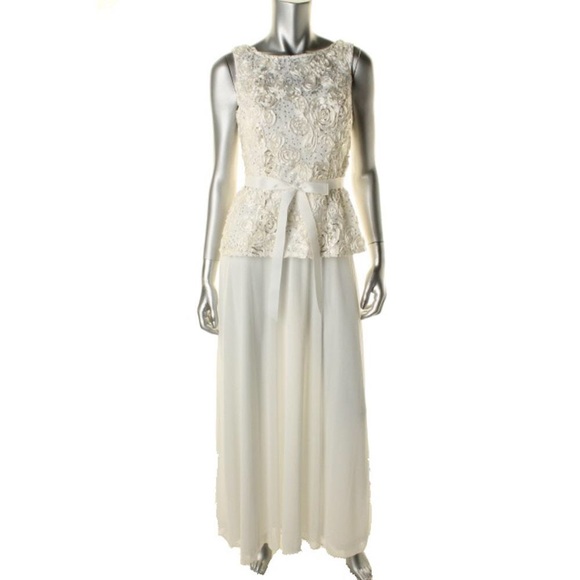 ONYX NITE   Ivory Embellished Prom Semi-Formal - Picture 1 of 4