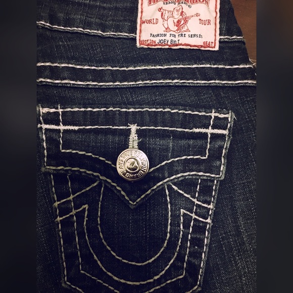 🎉 sale 💯✔️True religion flare denim size 26 - Picture 2 of 3