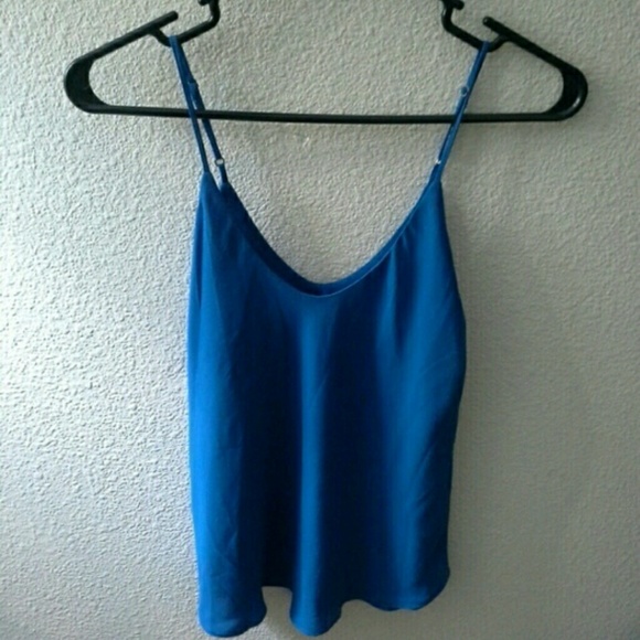 Fashion blue blouse