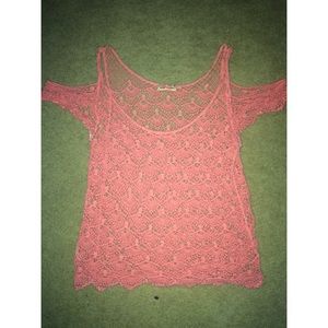 Crochet Shoulder-Cutout Top