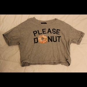 Please donut crop top