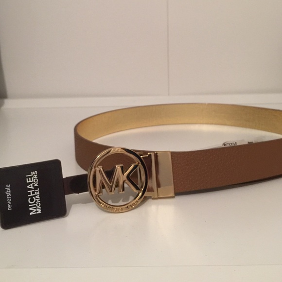 Michael Kors Tan Reversible Belt