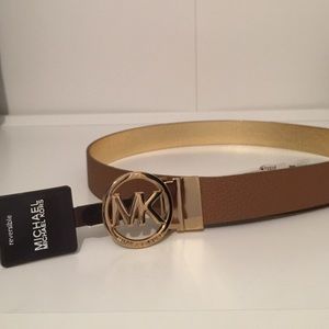 Michael Kors Tan Reversible Belt