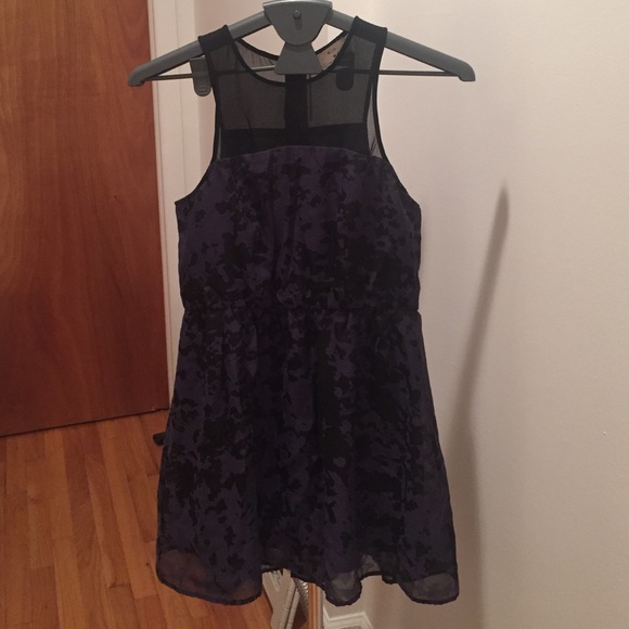 ⚡️sale⚡️Pins and Needles Black and Navy Dress - Picture 1 of 4