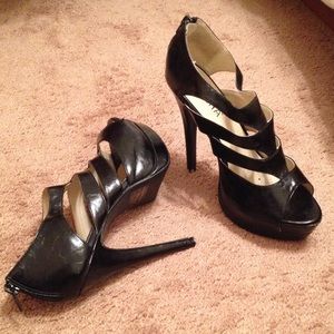 Black high heels