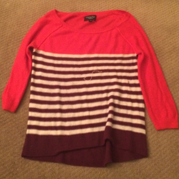 American Eagle XS 3/4 sleeve scoop neck sweater