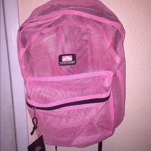 Pink See Through BackPack