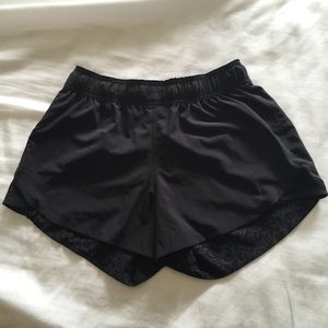 Two Lululemon athletic shorts. Size 8
