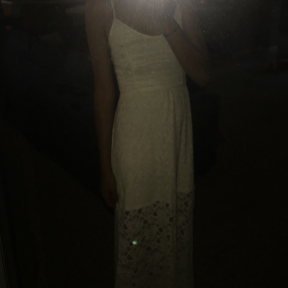 White lace dress