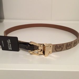 Michael Kors Monogram Reversible Belt