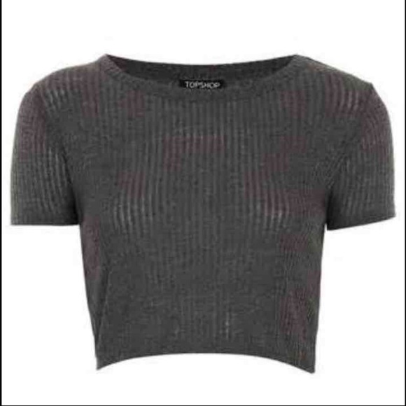 Topshop Tops - Top shop ribbed crop top