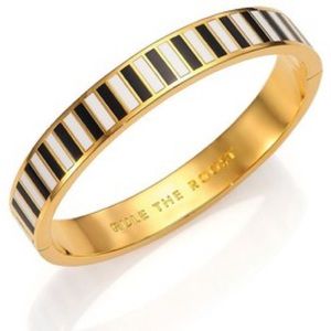 kate spade Black and White Bangle