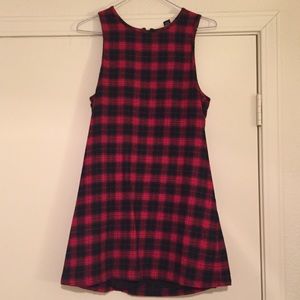 ‼️Red plaid dress:)