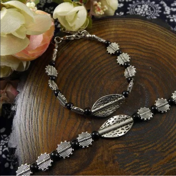 Jewelry - Black Jade Beaded Bracelet