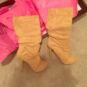 Mustard Heel Boots
