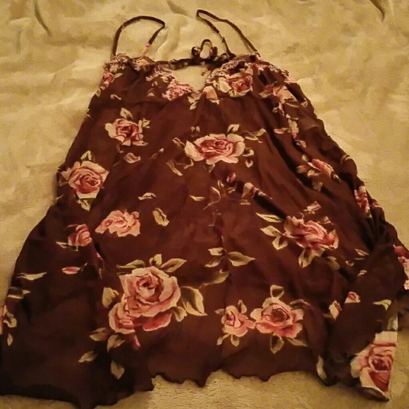 Beautiful brown floral lingerie