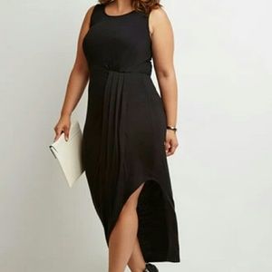 *Lowest*NWT* Black Plus Size Pleat Panel Dress