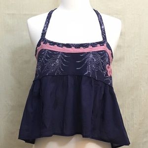 Free People Purple Halter Tank S