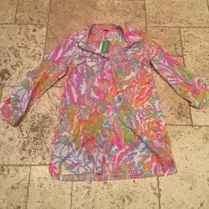 Lilly Pulitzer scuba to Cuba tunic