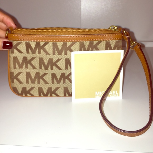 Michael Kors Monogram wristlet