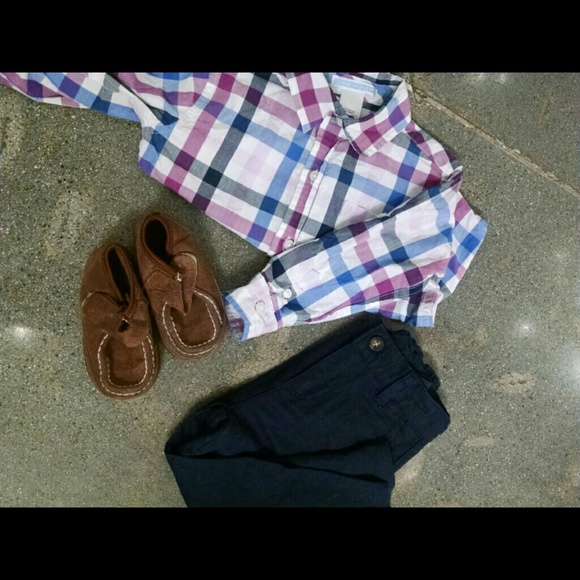 Infant Janie and Jack shirt and pants.