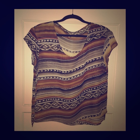Show Me Your Mumu Aztec Print Top