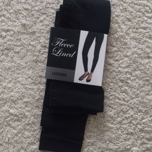 Fleece leggings