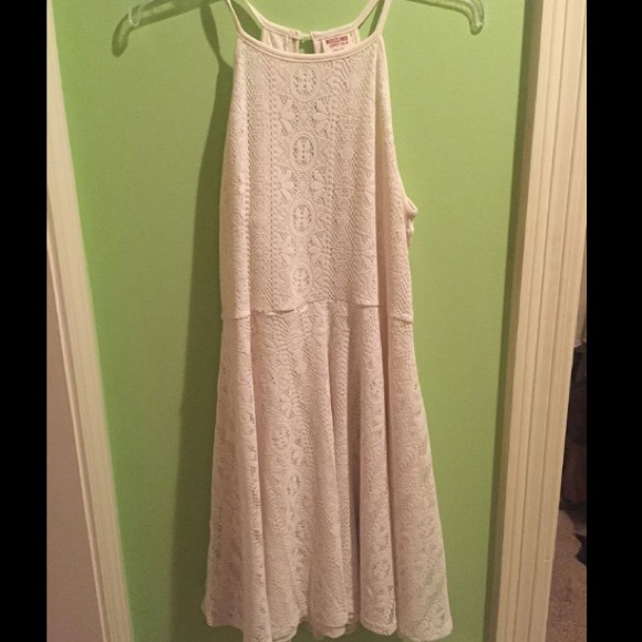 Ivory high neck dress - Picture 1 of 1