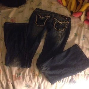 Will trade size 27 miss me or rock revival :)