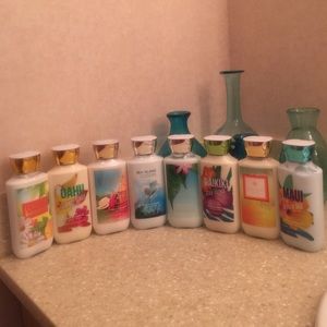 Lot of 8 Bath & Body Works lotions