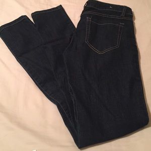 Dark wash skinny jeans. Size 3