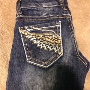 Boot cut jeans very cute!!!