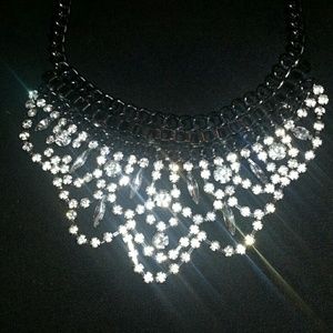 Hematite Statement Necklace