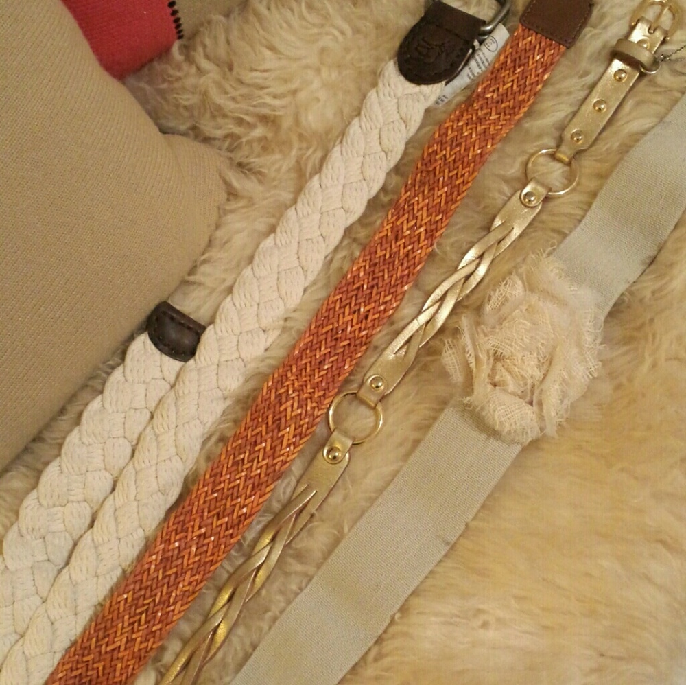 4 x || Loft & Guess ||  Summer Belt Bundle