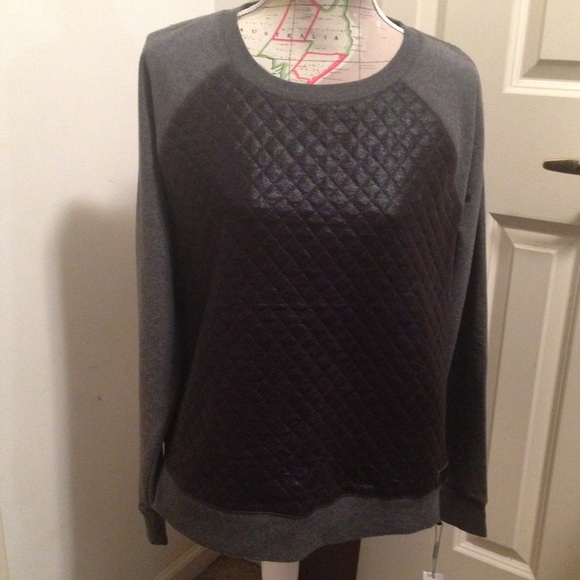 Calvin Klein Quilted Sweat Shirt