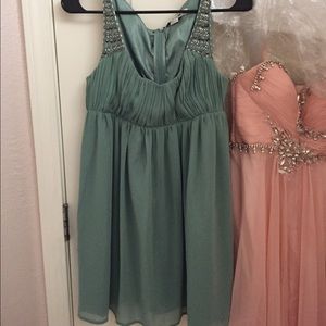 Teal/Aqua Sparkly Dress