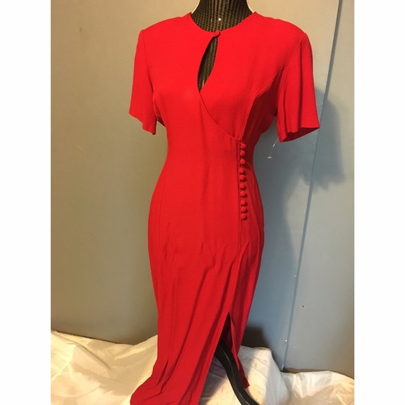 Red vintage dress
