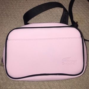 Lacoste baby pink purse/fanny pack