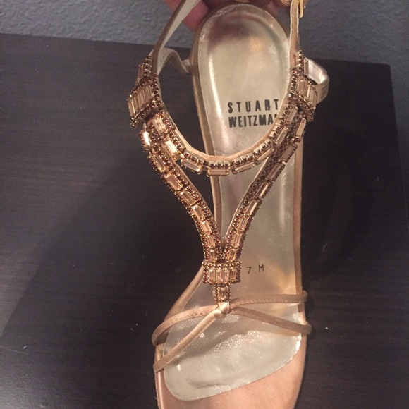 ⬇️SALE⬇️Stuart weitzman copper stone heel