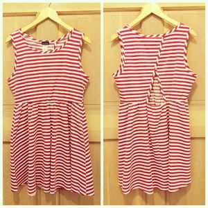 Striped Skater Dress