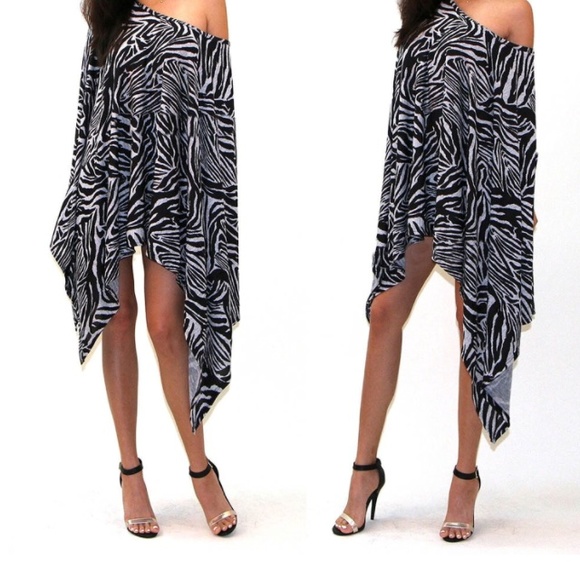 Handkerchief Zebra print shirt!