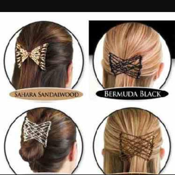 Black beaded  hair pin - Picture 1 of 4