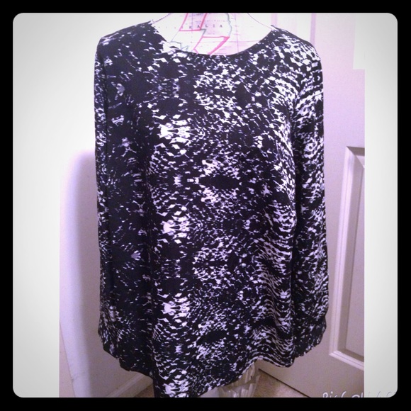 Snake Skin Print Blouse