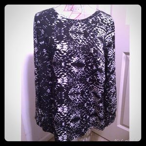 Snake Skin Print Blouse