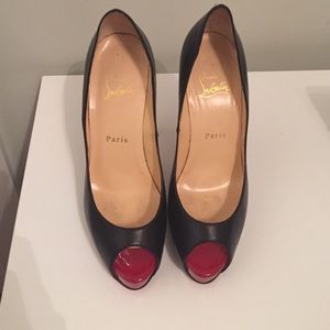 Louboutin shoes. Lady Peep.