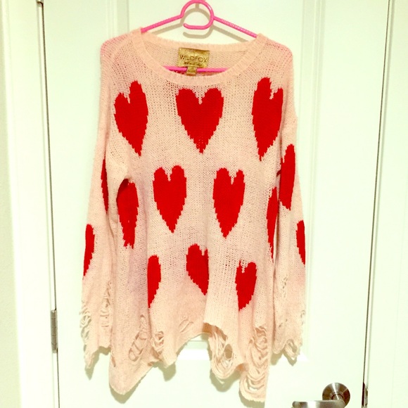 Wildfox sweetheart sweater