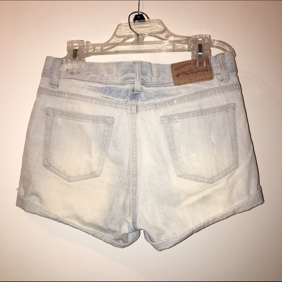 High waist jean shorts - Picture 3 of 3