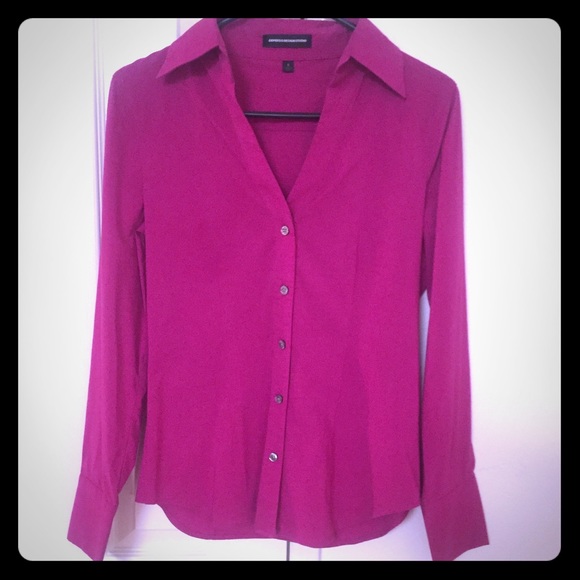 Express button down blouse
