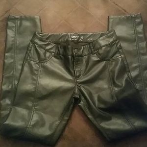 TOPSHOP Faux leather pants