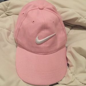 pastel pink Nike cap
